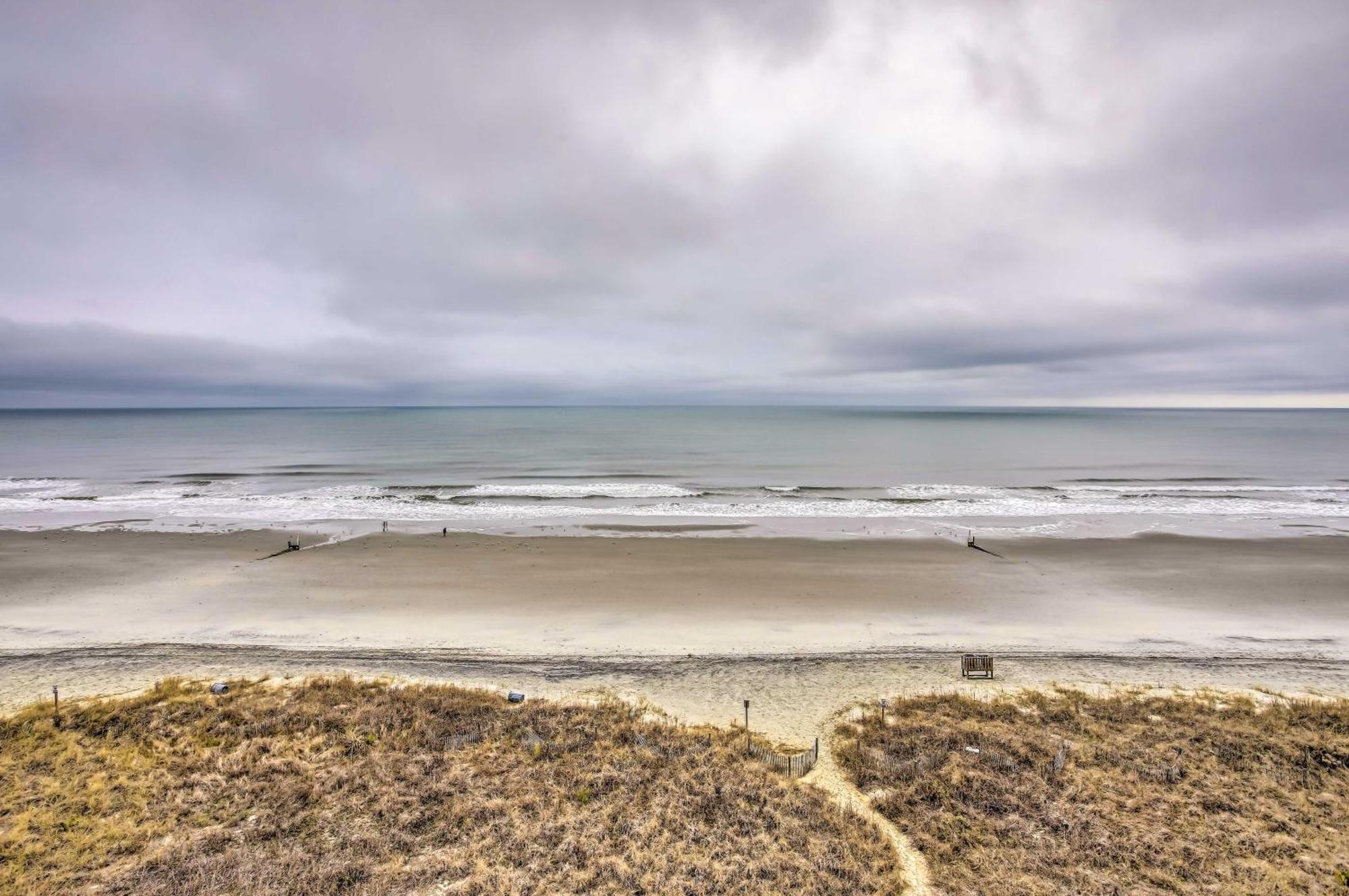 Oceanfront North Myrtle Beach Condo With Indoor Pool Exterior foto